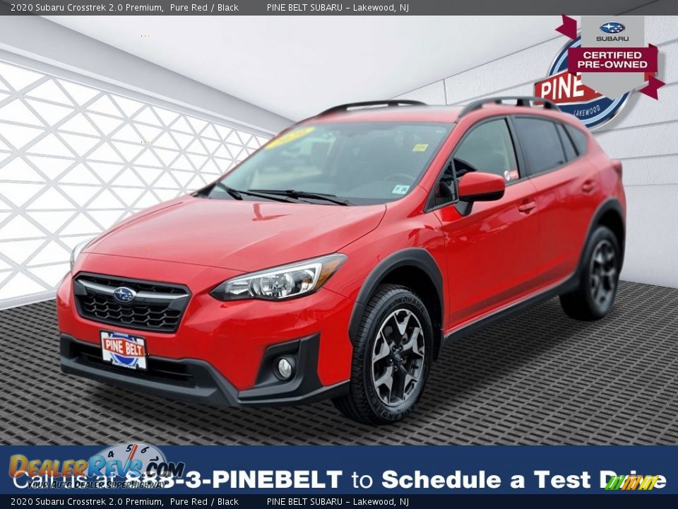 2020 Subaru Crosstrek 2.0 Premium Pure Red / Black Photo #1