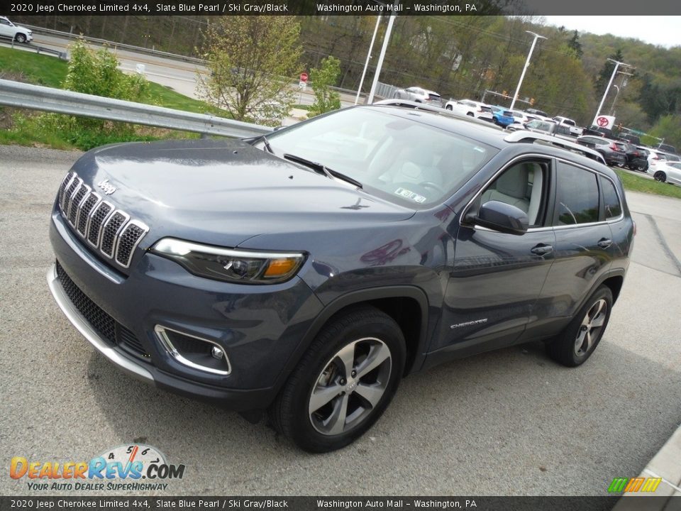 2020 Jeep Cherokee Limited 4x4 Slate Blue Pearl / Ski Gray/Black Photo #11