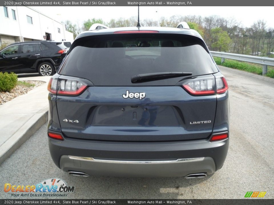 2020 Jeep Cherokee Limited 4x4 Slate Blue Pearl / Ski Gray/Black Photo #15