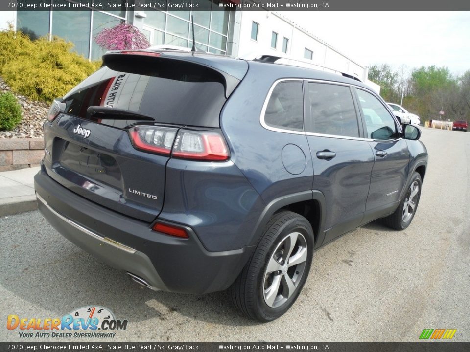 2020 Jeep Cherokee Limited 4x4 Slate Blue Pearl / Ski Gray/Black Photo #16