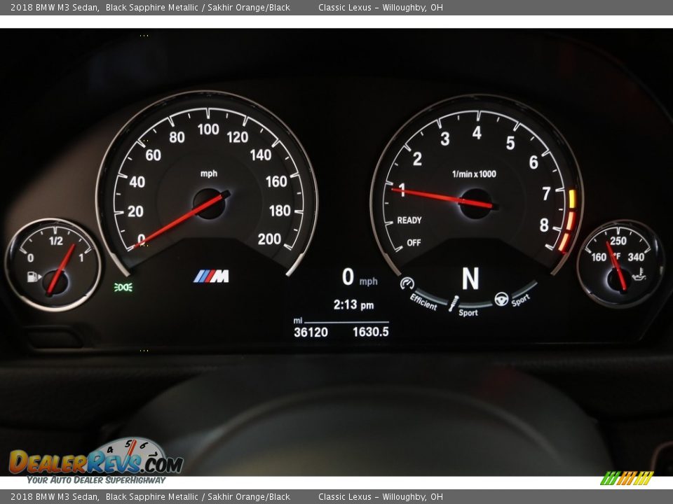 2018 BMW M3 Sedan Gauges Photo #9