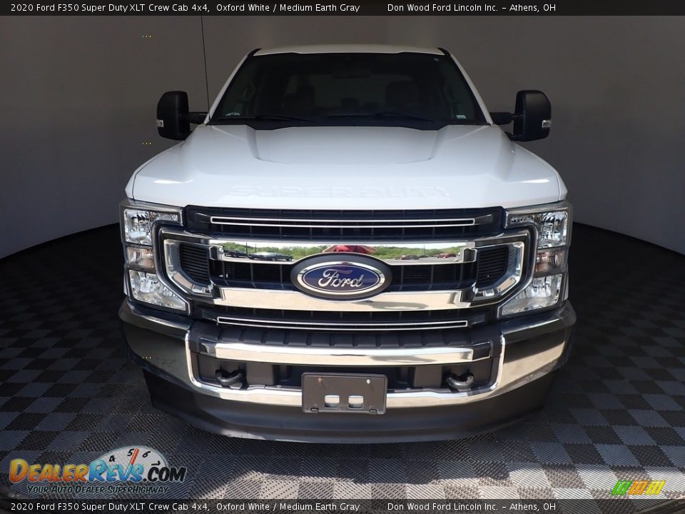 2020 Ford F350 Super Duty XLT Crew Cab 4x4 Oxford White / Medium Earth Gray Photo #5