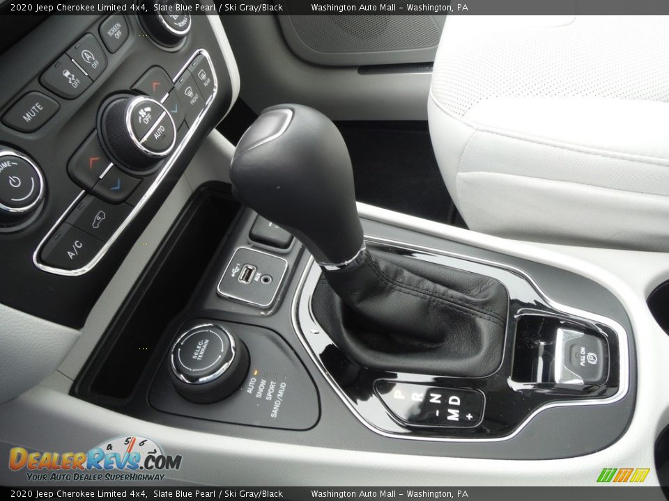2020 Jeep Cherokee Limited 4x4 Slate Blue Pearl / Ski Gray/Black Photo #23