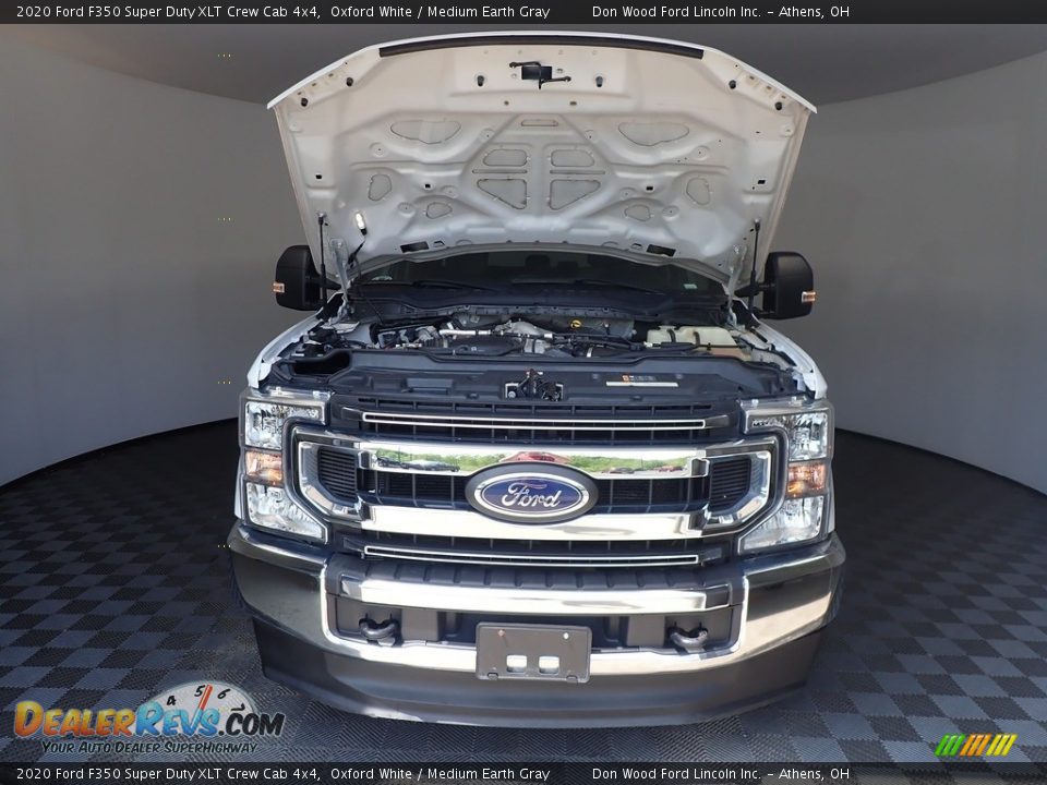2020 Ford F350 Super Duty XLT Crew Cab 4x4 Oxford White / Medium Earth Gray Photo #6