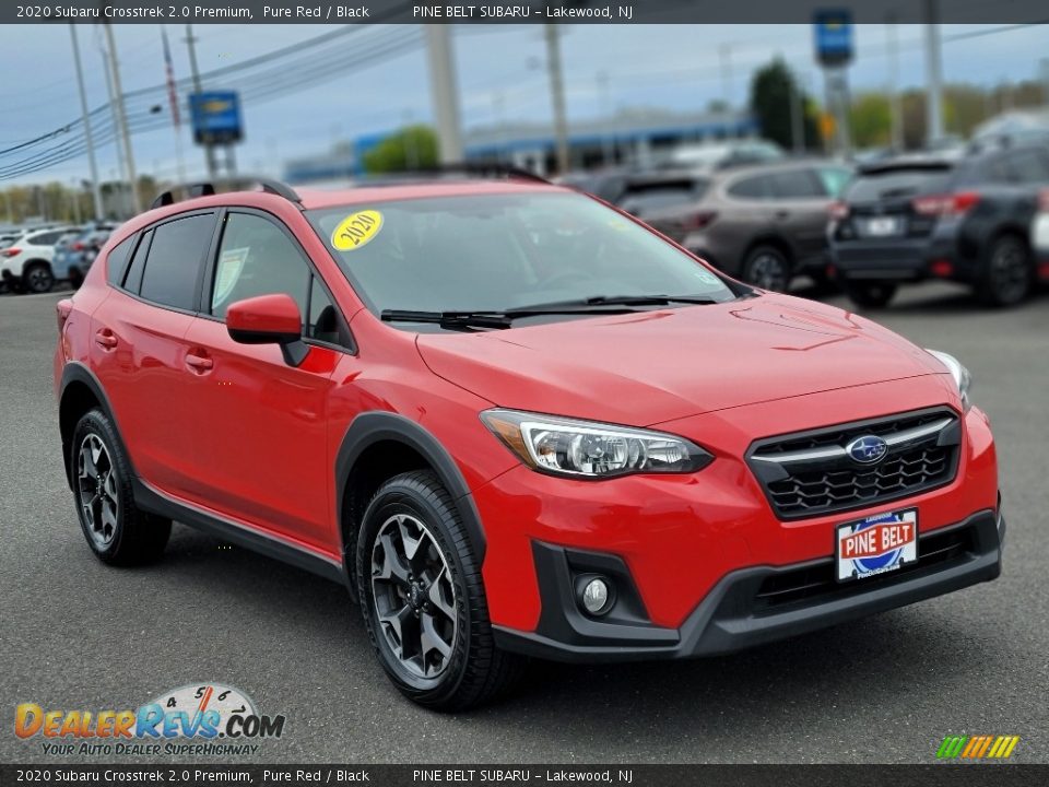 2020 Subaru Crosstrek 2.0 Premium Pure Red / Black Photo #16