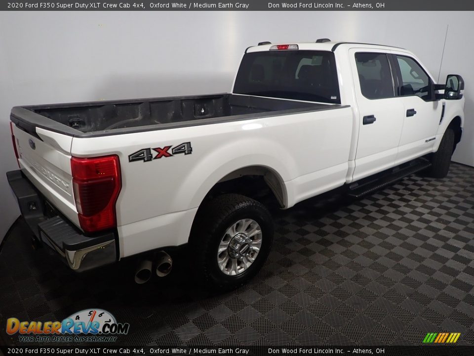 2020 Ford F350 Super Duty XLT Crew Cab 4x4 Oxford White / Medium Earth Gray Photo #13