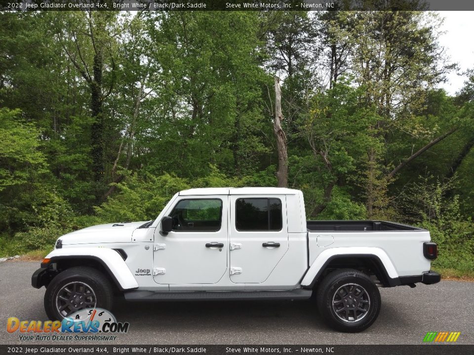 2022 Jeep Gladiator Overland 4x4 Bright White / Black/Dark Saddle Photo #1