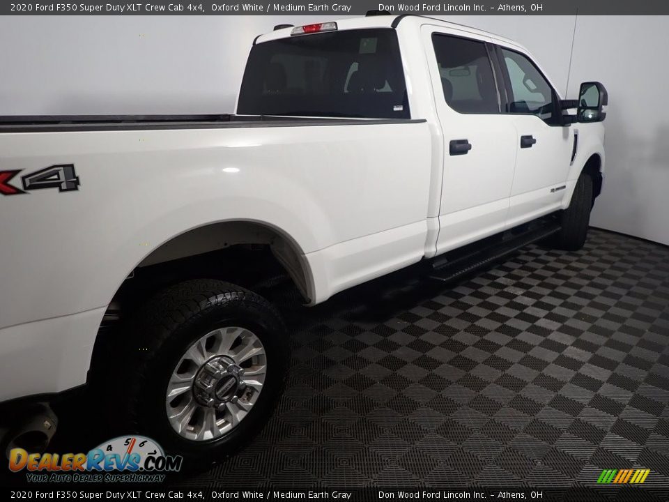 2020 Ford F350 Super Duty XLT Crew Cab 4x4 Oxford White / Medium Earth Gray Photo #15