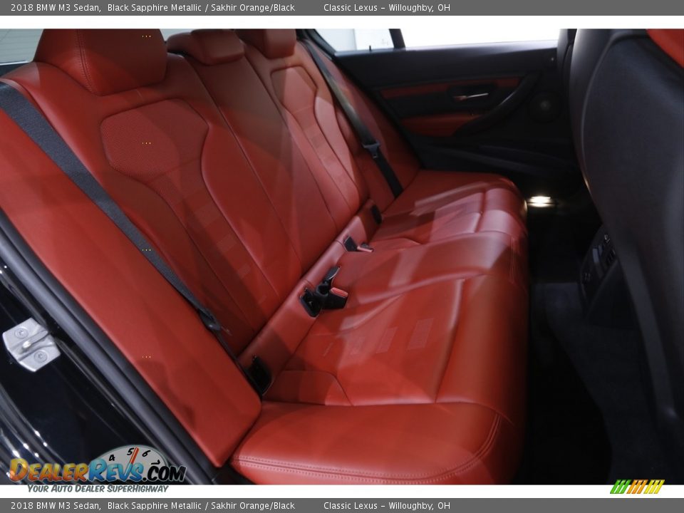 Rear Seat of 2018 BMW M3 Sedan Photo #20