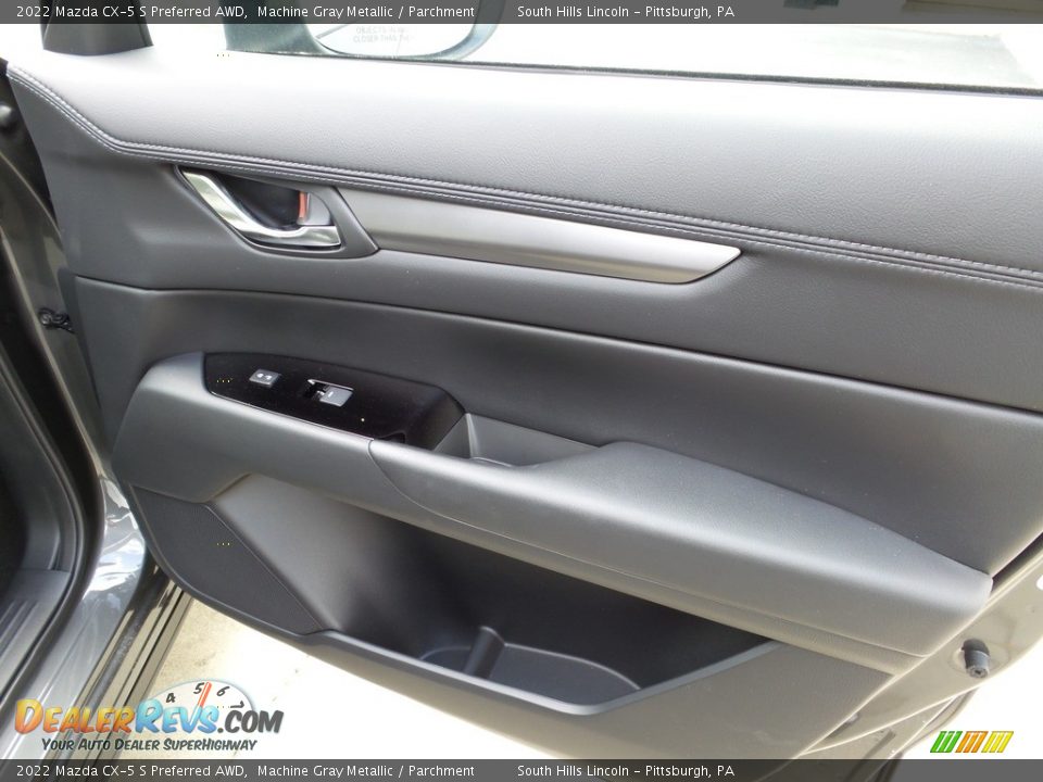 2022 Mazda CX-5 S Preferred AWD Machine Gray Metallic / Parchment Photo #14