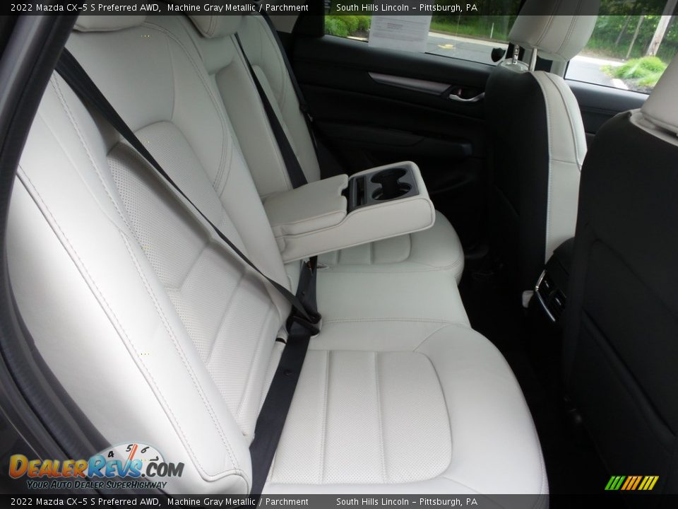 Rear Seat of 2022 Mazda CX-5 S Preferred AWD Photo #15