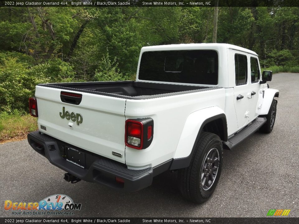 2022 Jeep Gladiator Overland 4x4 Bright White / Black/Dark Saddle Photo #6