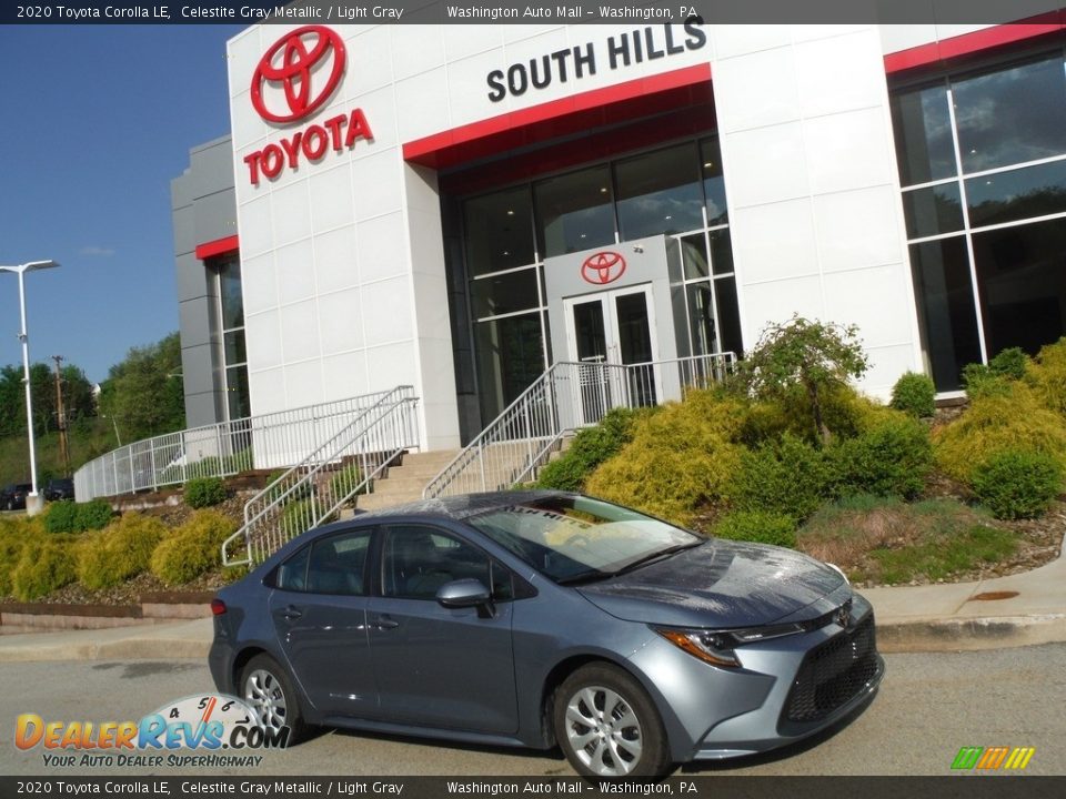 2020 Toyota Corolla LE Celestite Gray Metallic / Light Gray Photo #2
