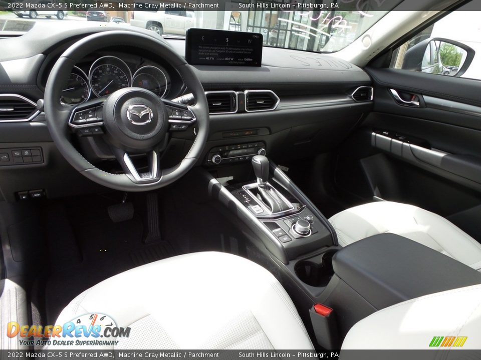 Parchment Interior - 2022 Mazda CX-5 S Preferred AWD Photo #18