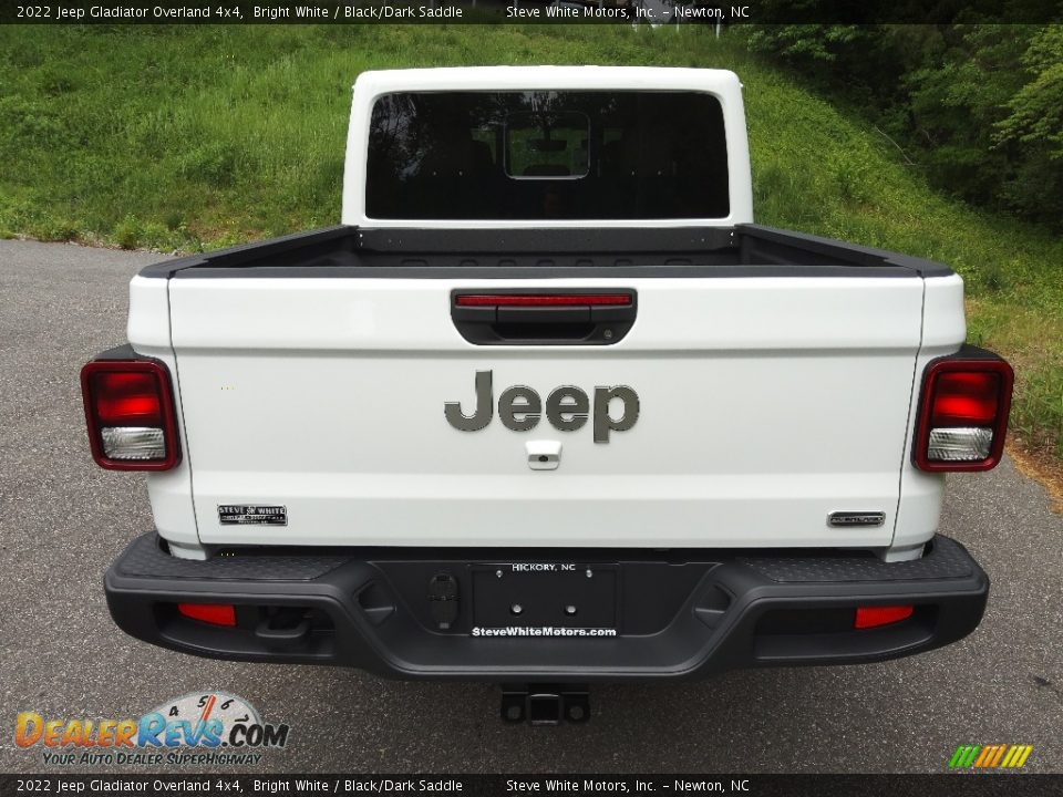 2022 Jeep Gladiator Overland 4x4 Bright White / Black/Dark Saddle Photo #7