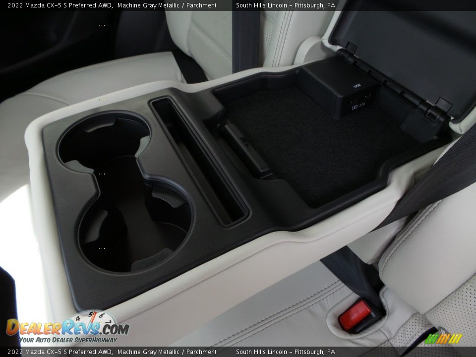2022 Mazda CX-5 S Preferred AWD Machine Gray Metallic / Parchment Photo #19