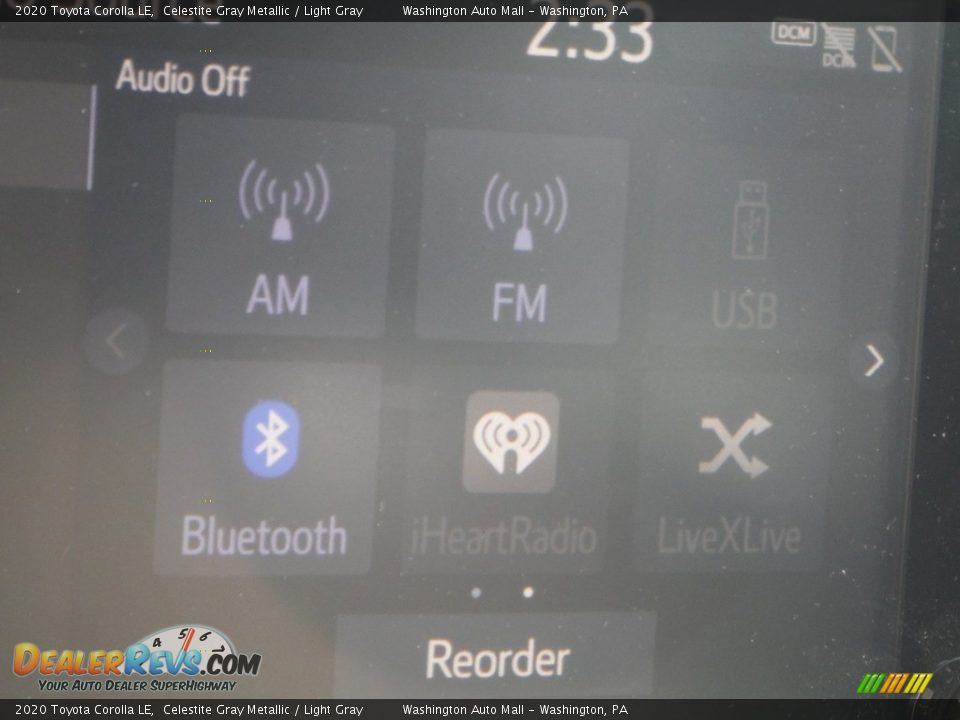 2020 Toyota Corolla LE Celestite Gray Metallic / Light Gray Photo #4