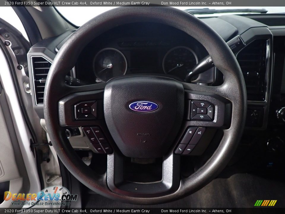 2020 Ford F350 Super Duty XLT Crew Cab 4x4 Oxford White / Medium Earth Gray Photo #23