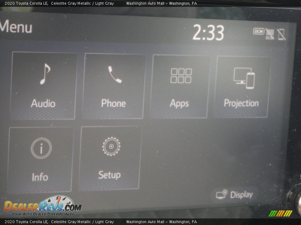 2020 Toyota Corolla LE Celestite Gray Metallic / Light Gray Photo #6