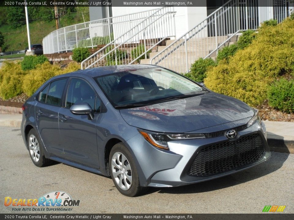 2020 Toyota Corolla LE Celestite Gray Metallic / Light Gray Photo #8