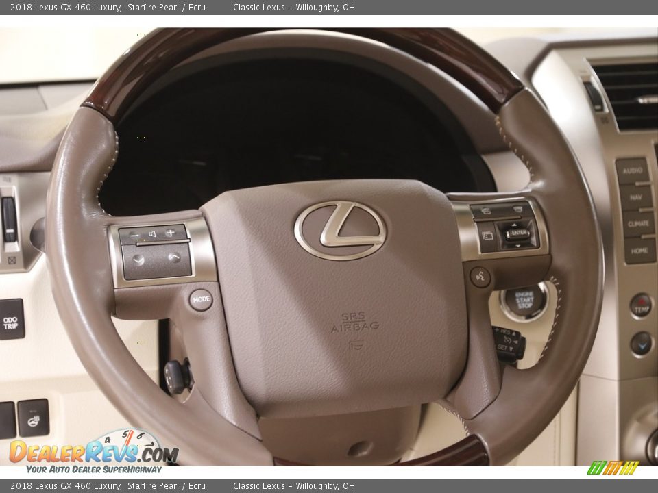 2018 Lexus GX 460 Luxury Starfire Pearl / Ecru Photo #7