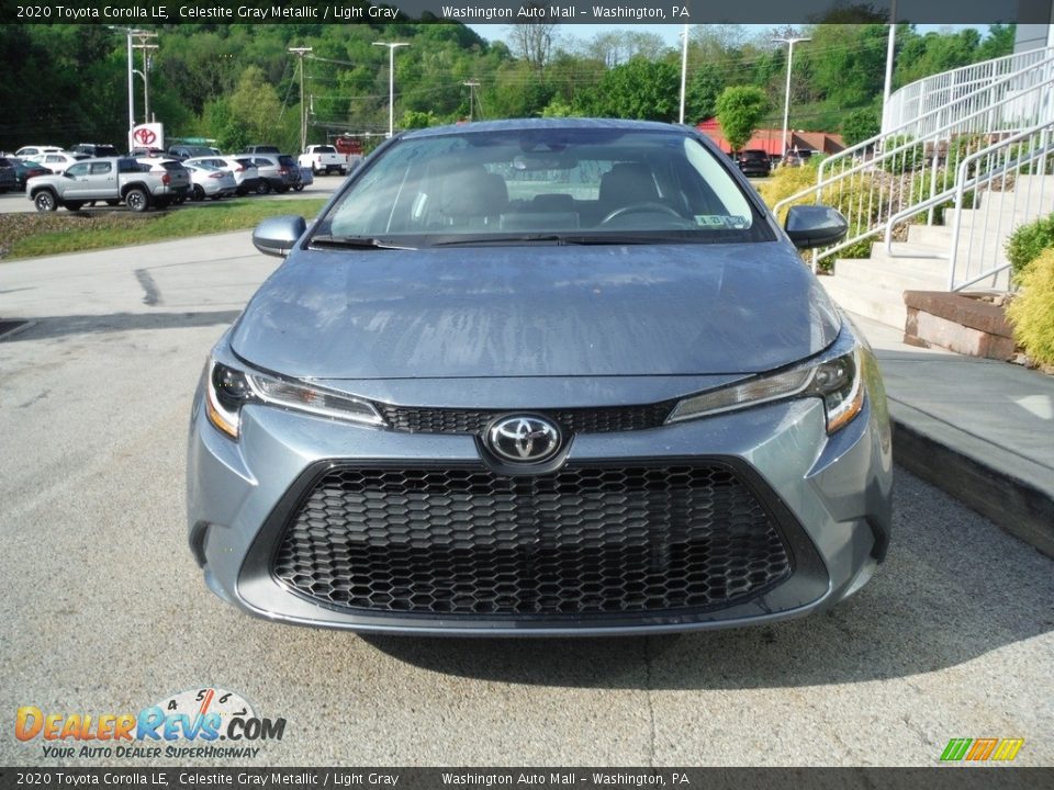 2020 Toyota Corolla LE Celestite Gray Metallic / Light Gray Photo #9