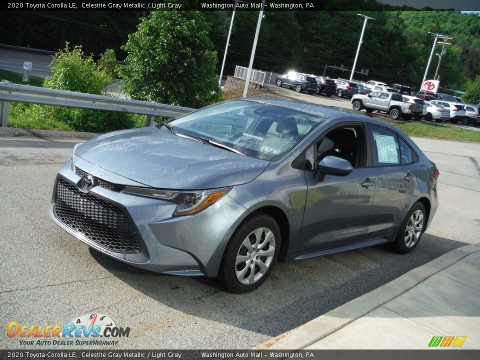 2020 Toyota Corolla LE Celestite Gray Metallic / Light Gray Photo #10