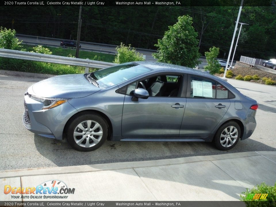 2020 Toyota Corolla LE Celestite Gray Metallic / Light Gray Photo #11