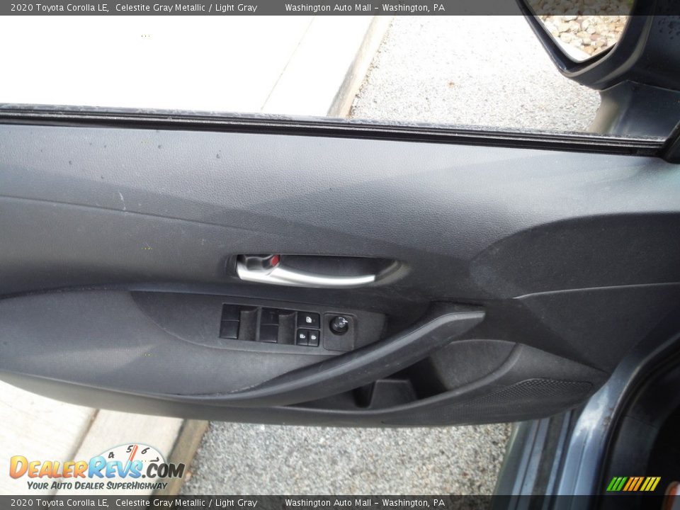 2020 Toyota Corolla LE Celestite Gray Metallic / Light Gray Photo #12
