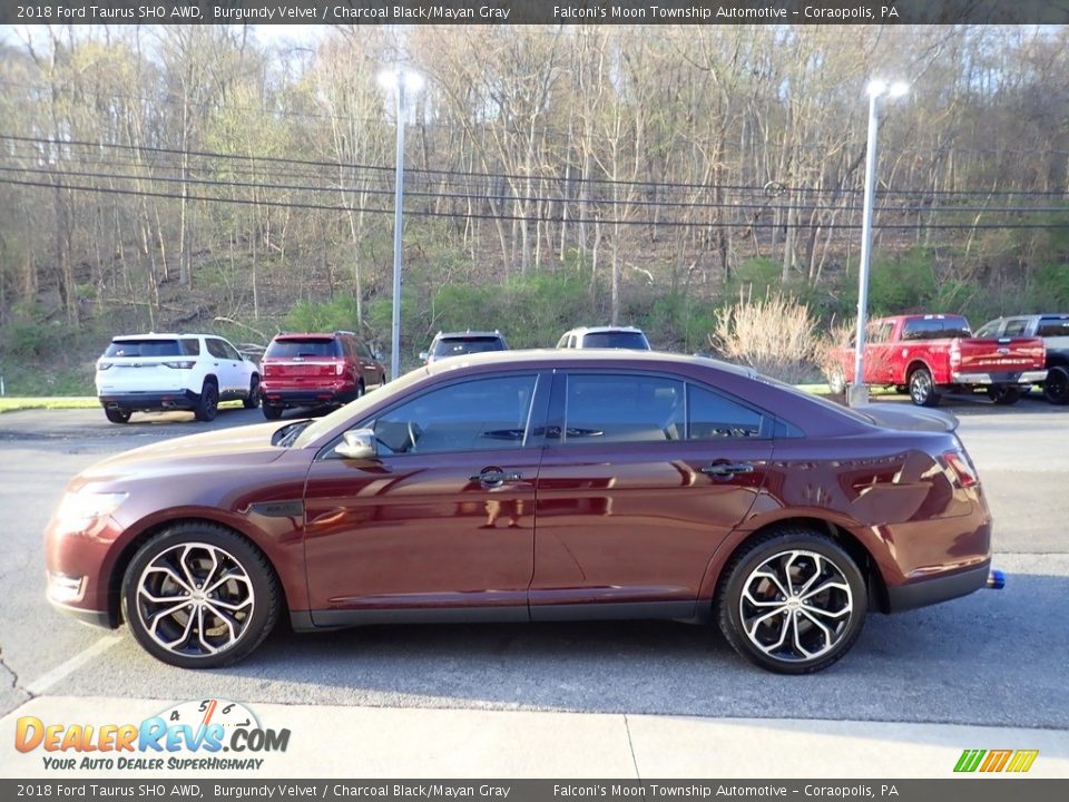 Burgundy Velvet 2018 Ford Taurus SHO AWD Photo #4