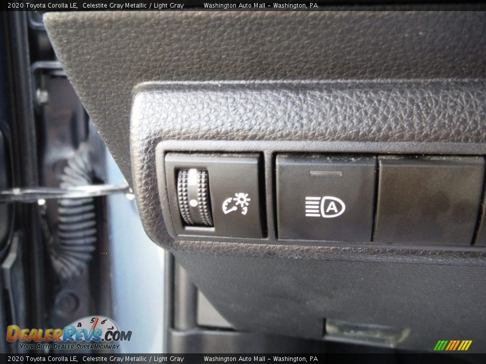 2020 Toyota Corolla LE Celestite Gray Metallic / Light Gray Photo #14