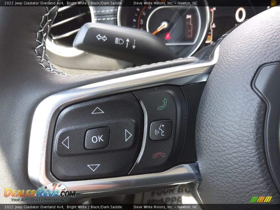 2022 Jeep Gladiator Overland 4x4 Bright White / Black/Dark Saddle Photo #19