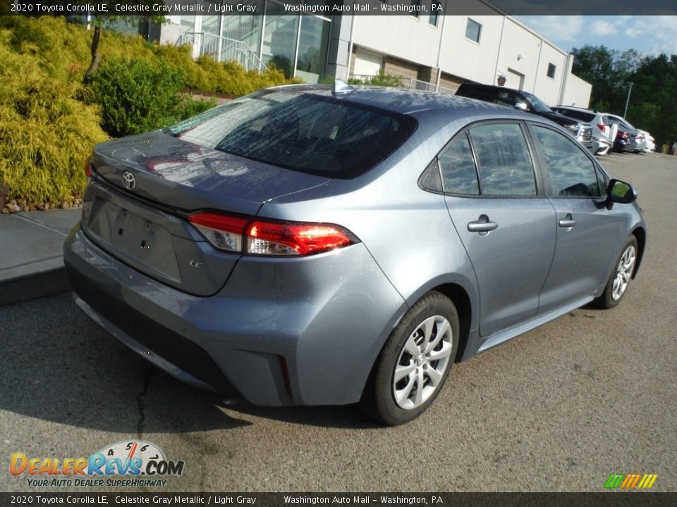 2020 Toyota Corolla LE Celestite Gray Metallic / Light Gray Photo #21