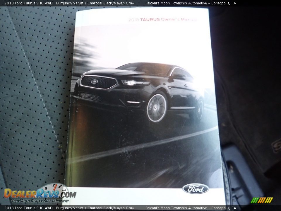 2018 Ford Taurus SHO AWD Burgundy Velvet / Charcoal Black/Mayan Gray Photo #13