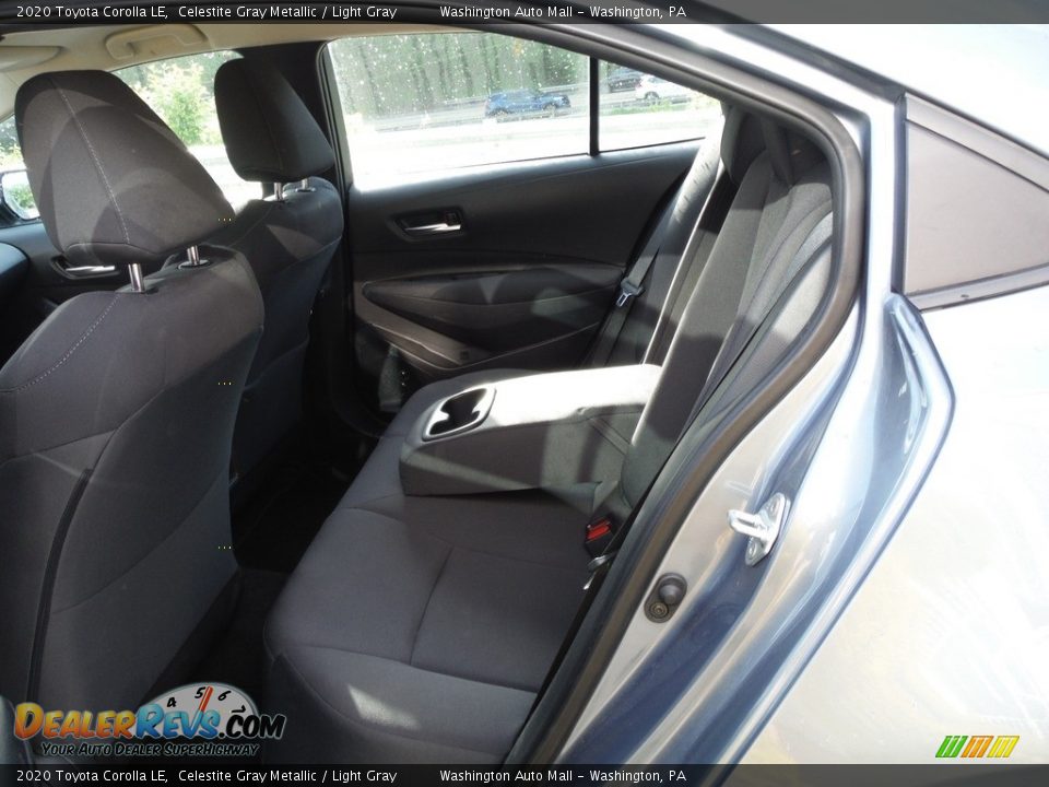 2020 Toyota Corolla LE Celestite Gray Metallic / Light Gray Photo #24