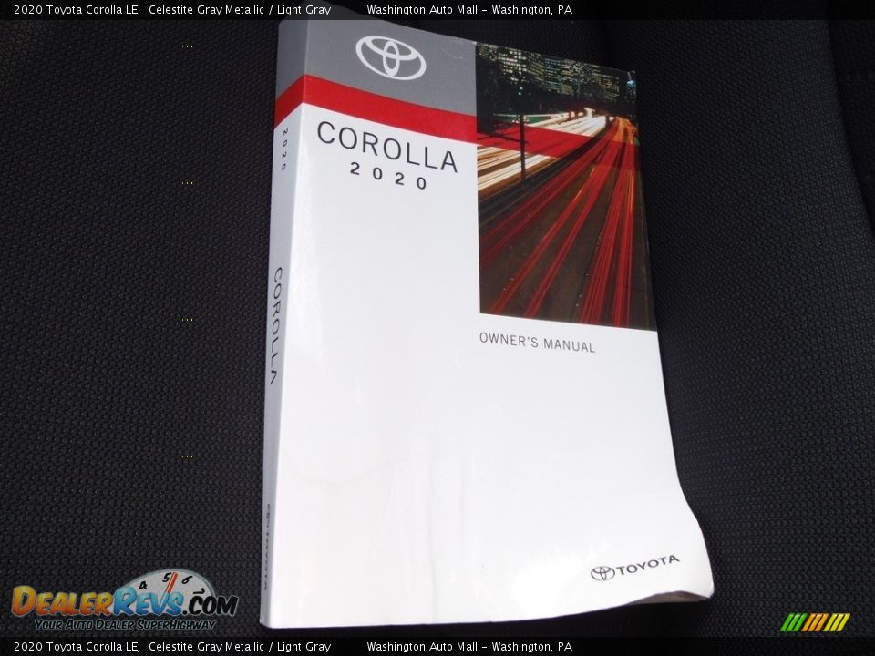 2020 Toyota Corolla LE Celestite Gray Metallic / Light Gray Photo #25
