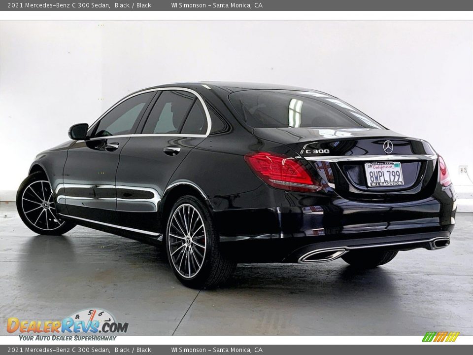 2021 Mercedes-Benz C 300 Sedan Black / Black Photo #10