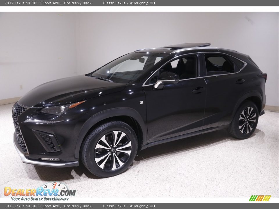 2019 Lexus NX 300 F Sport AWD Obsidian / Black Photo #3