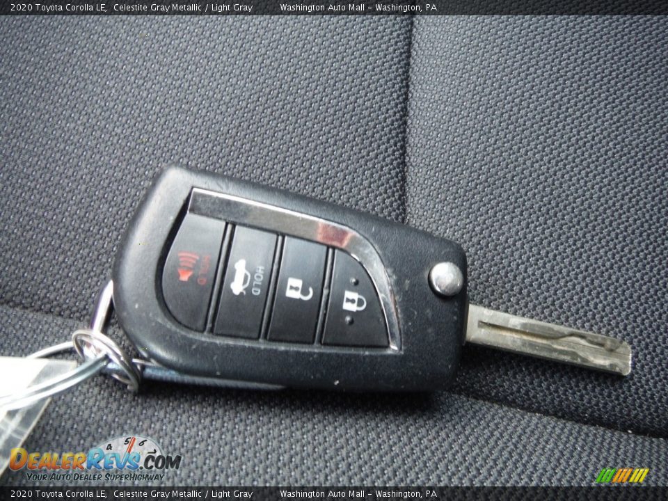 2020 Toyota Corolla LE Celestite Gray Metallic / Light Gray Photo #26