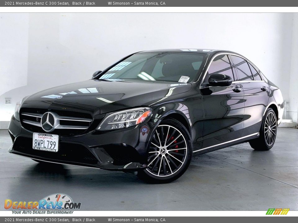 2021 Mercedes-Benz C 300 Sedan Black / Black Photo #12