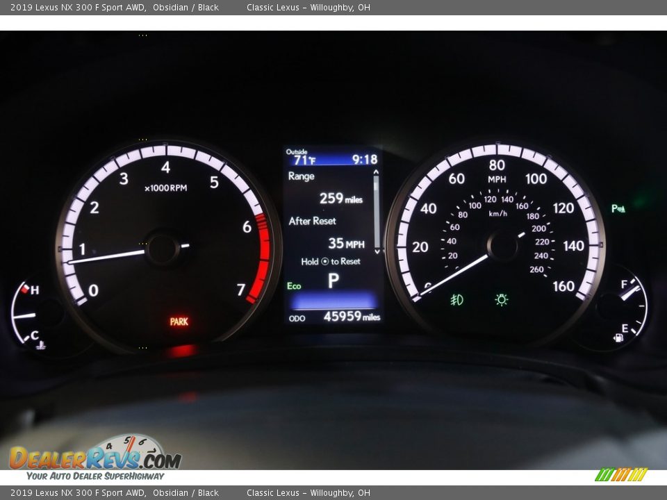 2019 Lexus NX 300 F Sport AWD Gauges Photo #8