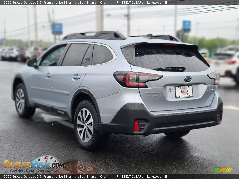 2020 Subaru Outback 2.5i Premium Ice Silver Metallic / Titanium Gray Photo #19