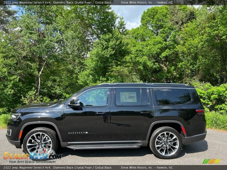 Diamond Black Crystal Pearl 2022 Jeep Wagoneer Series II 4x4 Photo #1