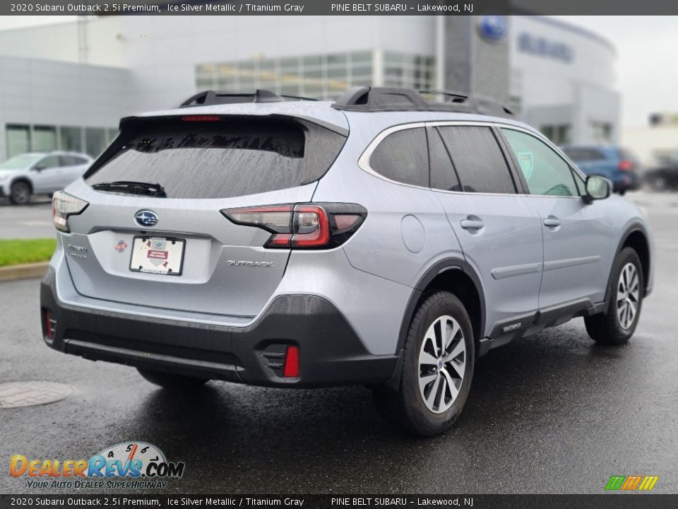 2020 Subaru Outback 2.5i Premium Ice Silver Metallic / Titanium Gray Photo #21
