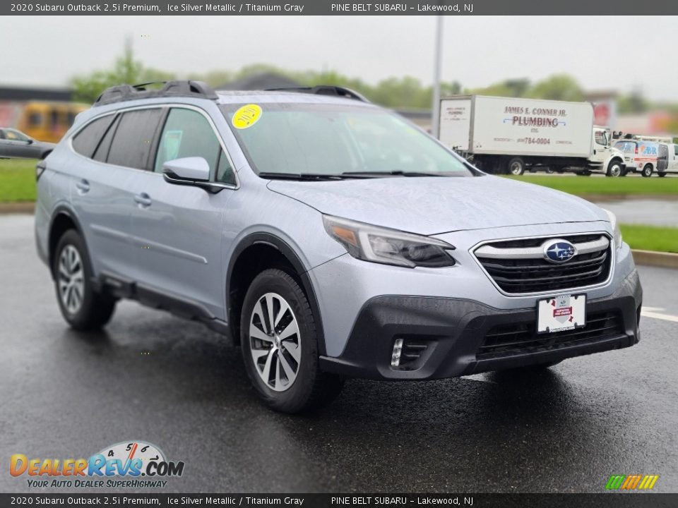 2020 Subaru Outback 2.5i Premium Ice Silver Metallic / Titanium Gray Photo #23