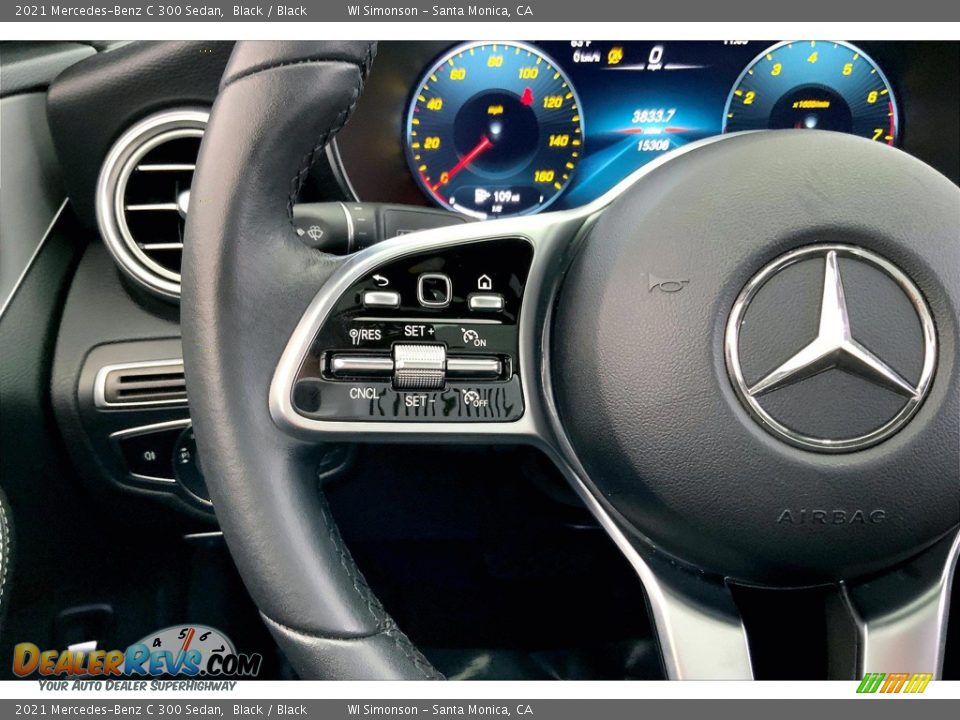 2021 Mercedes-Benz C 300 Sedan Steering Wheel Photo #21