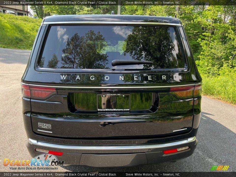 2022 Jeep Wagoneer Series II 4x4 Diamond Black Crystal Pearl / Global Black Photo #7