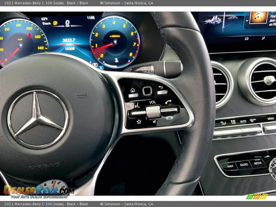 2021 Mercedes-Benz C 300 Sedan Steering Wheel Photo #22