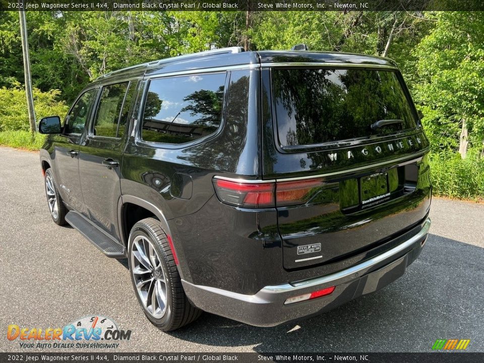 2022 Jeep Wagoneer Series II 4x4 Diamond Black Crystal Pearl / Global Black Photo #8