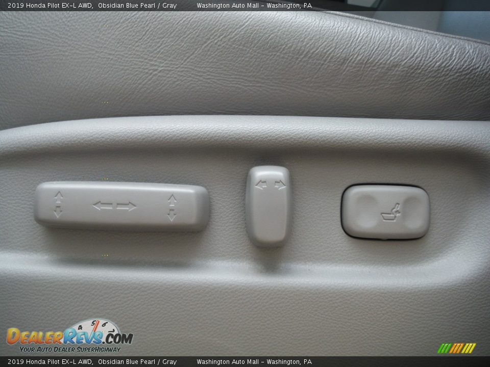 2019 Honda Pilot EX-L AWD Obsidian Blue Pearl / Gray Photo #15